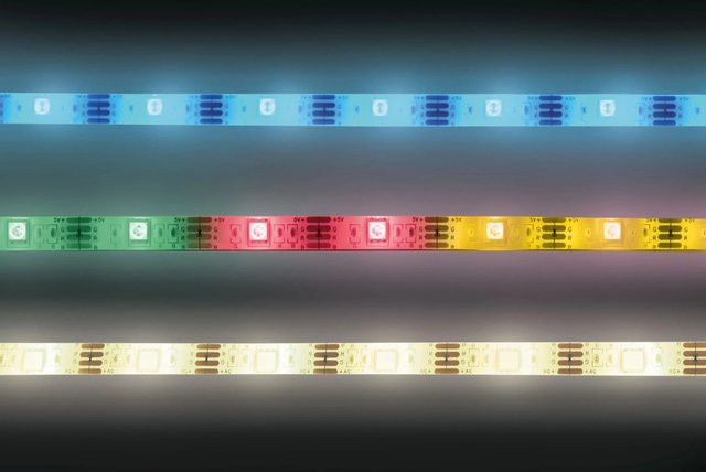 MegaLight Smart LED Strip RGBIC/CCT Bluetooth Tuya Multicolor, Länge: 3 m - Bild 1