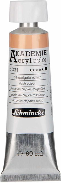 Schmincke Akademie Acrylcolor Neapelgelb Rötlich 60 ml - Bild 1