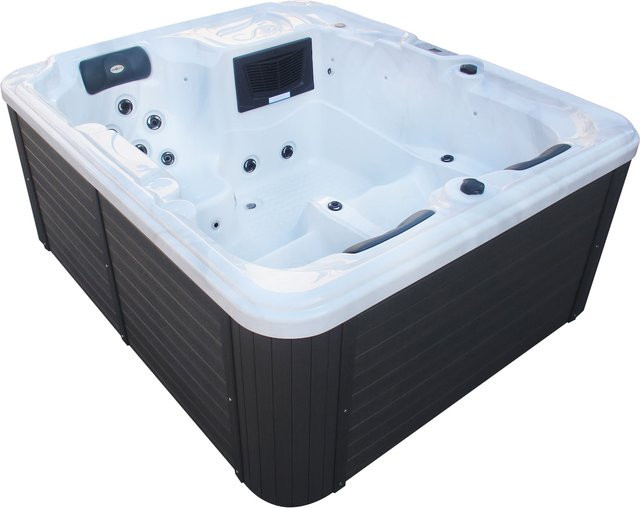 Sanotechnik Outdoorpool Oasis in White Marble, B/T/H: 208 x 175 x 90 cm - Bild 1