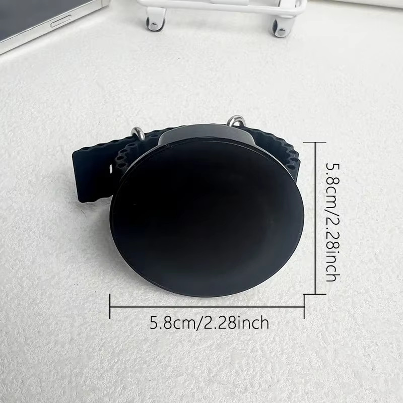 OLPAY Magnetischer Telefonhalter mit 360 Grad drehbarer Handschlaufe und Stativfunktion in Schwarz für iPhone, Samsung und Outdoor-Einsätze - Bild 2