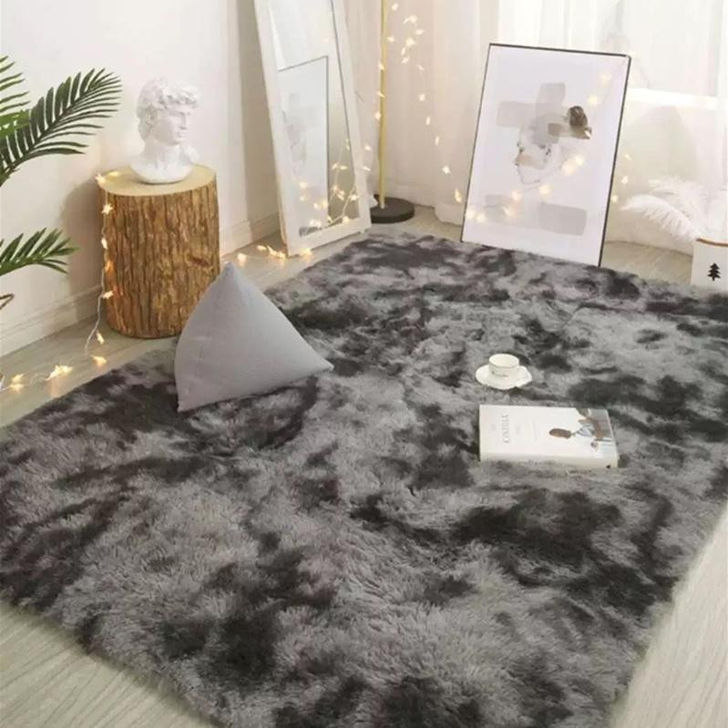 Yiran Furniture Plüschteppich in Weiß für Wohnzimmer und Schlafzimmer, B/T: 200 x 100 cm - Bild 2