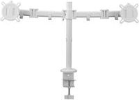One For All Universal-Doppelmonitorarm DM 2220 Monitorhalterung in Weiß für Monitore bis 32 Zoll - Bild 1