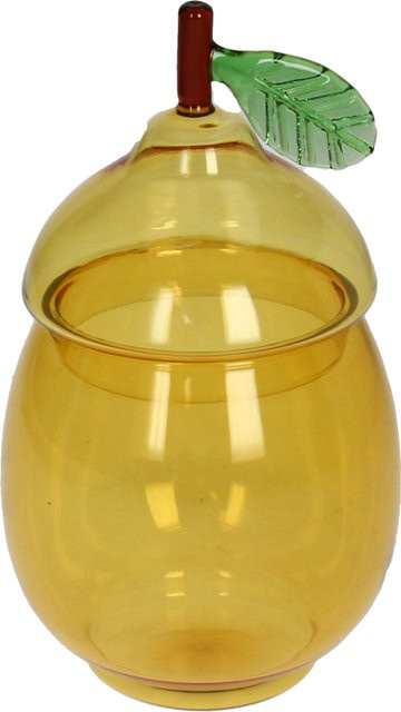 Vorratsdose AMBER aus Glas in Braun, Orange und Gelb - Bild 1