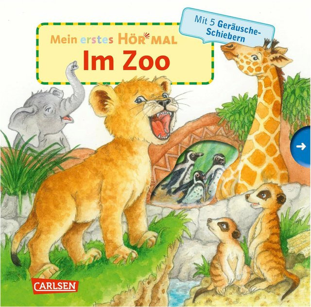 Mein erstes Hör mal - Im Zoo, Pappbilderbuch - Bild 1