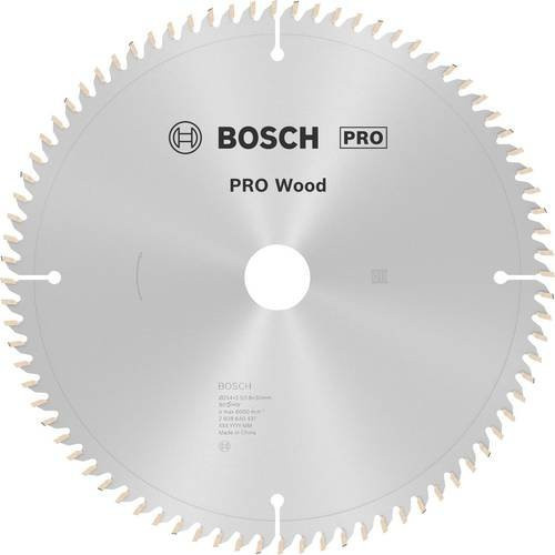 Bosch Optiline Wood Kreissägeblatt für Holz mit 80 Zähnen, Durchmesser: 254 mm, Bohrung: 30 mm, Breite: 2,5 mm - Bild 1