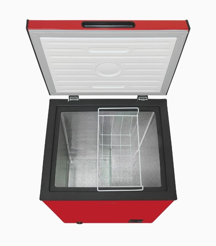 GT100-050E Gefriertruhe in Rot mit Super Cooling und Super Freezing Funktionen - Bild 2