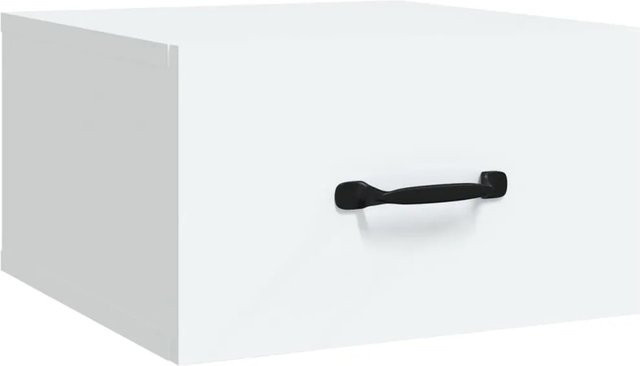 vidaXL Wand-Nachttisch aus Holzwerkstoff in Weiß, B/T/H: 35 x 35 x 20 cm - Bild 1