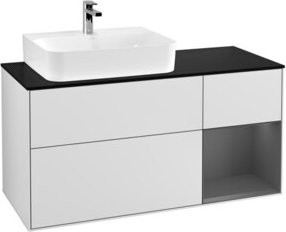 V&B Waschtischunterschrank Finion in Weiß lackiert, Breite: 120 cm, Tiefe: 50,1 cm, Höhe: 50,1 cm - Bild 1