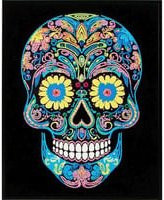 Diamond Painting Totenkopf Set von Carletto in bunten Neonfarben - Bild 1