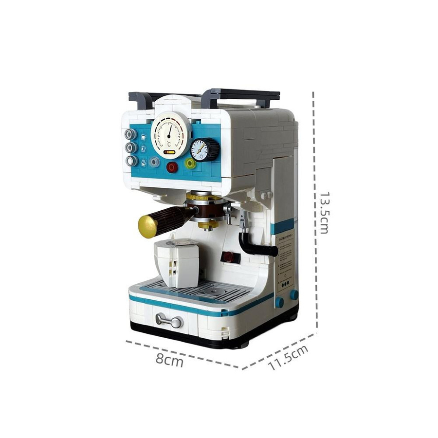 KNEW BUILT Klassische Kaffeemaschine Modell Mini, Bausteine, ab 3 Jahre - Bild 3