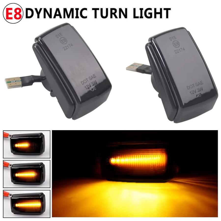 Malcayang Dynamische LED Seitenblinker mit Fließwasser-Effekt für Volvo 850 V40 V70 S40 240 740 C70 940 S70 S90 960 - Bild 4