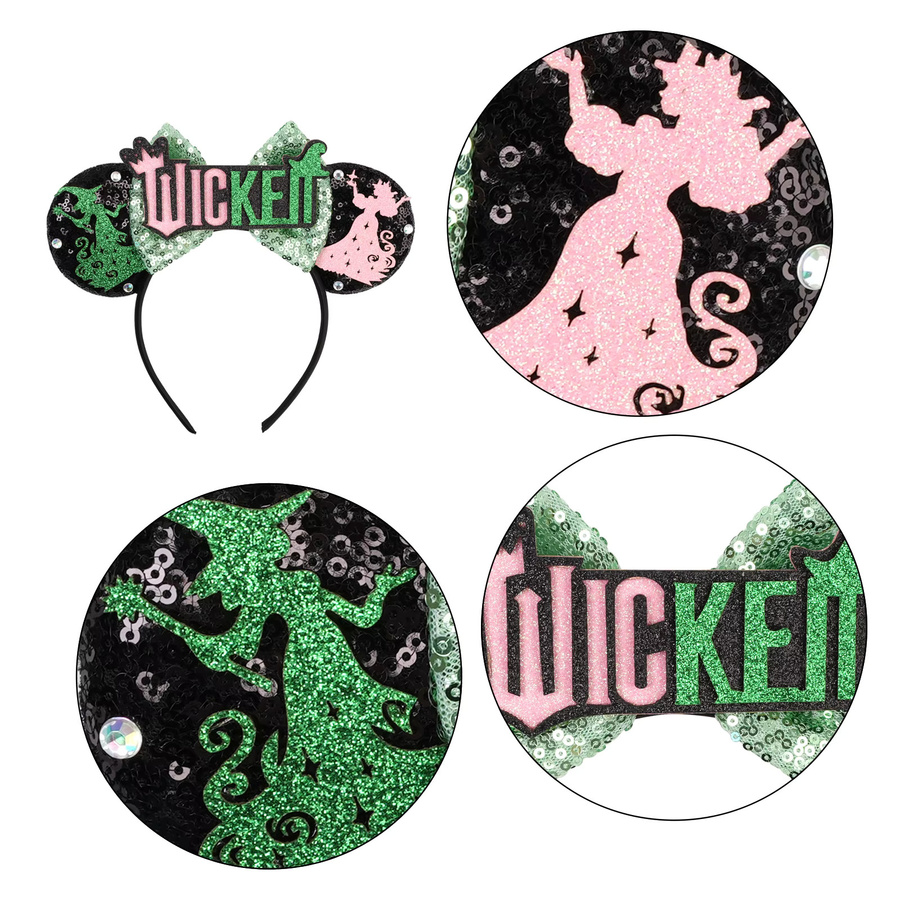 HEROCROSS Haarreifen, Wicked Buchstaben-Dekoration, Kinder - Bild 2