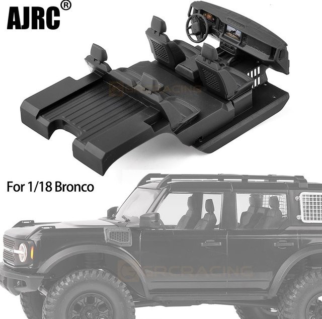 Traxxas 1/18 Innen 3D-Druck Sitze/Mittelkonsole/Kotflügel, Zubehör - Bild 1