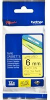 Brother TZe-611 Schriftbandkassette für P-touch, Farbe: Gelb, Schriftfarbe: Schwarz, Breite: 6 mm, Länge: 8 m - Bild 3
