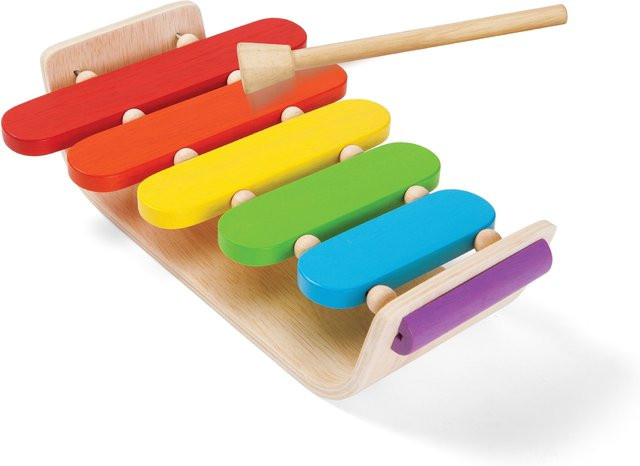 Plantoys Xylophone oval, Holz, ab 1 Jahr - Bild 1