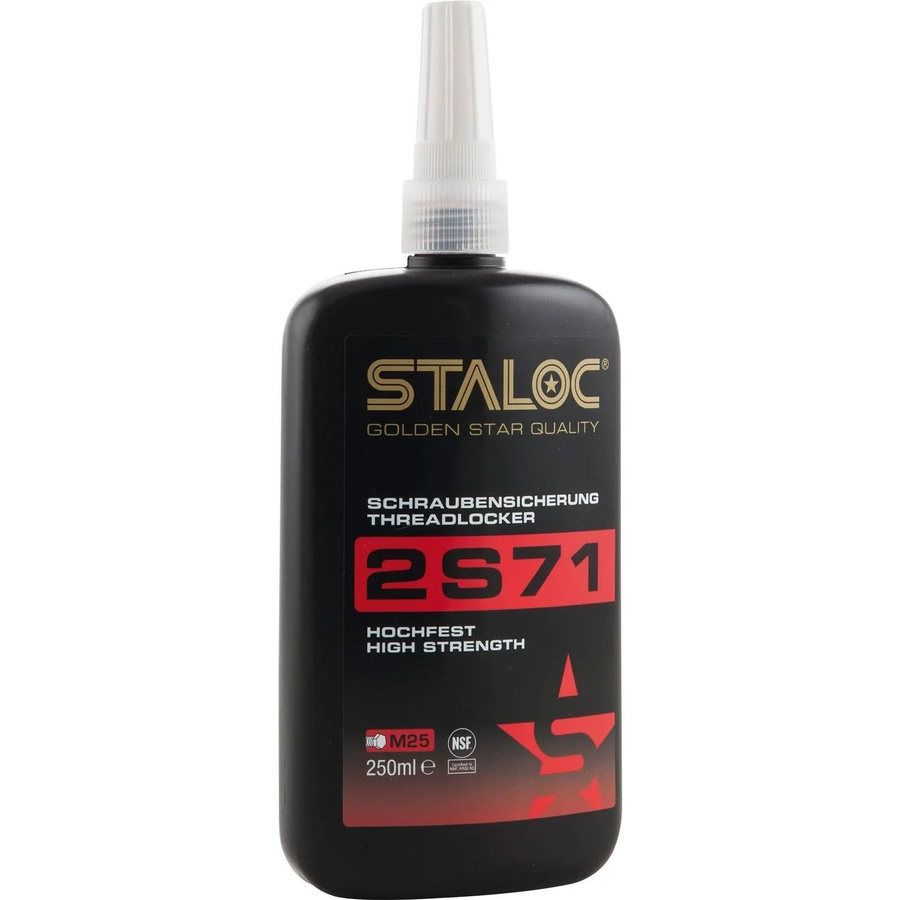 Staloc Schraubensicherung 2S71 Hochfest Rot bis M20 250 ml - Bild 2