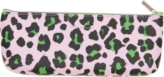 Rico Design Etui Acid Leo in Rosa und Neongrün mit Reißverschluss, B: 20 cm, T: 6,5 cm - Bild 1