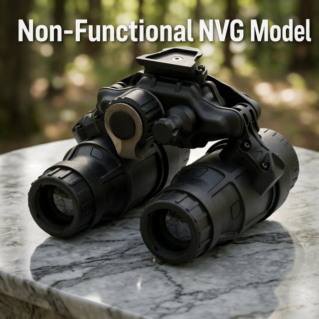 demeysis Nachtsichtbrille NVG Modell DTNVS, Simulations-Requisite, Helm-Zubehör - Bild 1