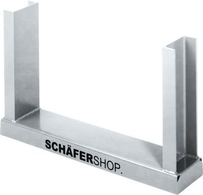 Schäfer Shop Select Stapelgestell aus Stahl, Farbe: Silber, B: 16,0 cm, T: 91,0 cm, H: 52,0 cm - Bild 1