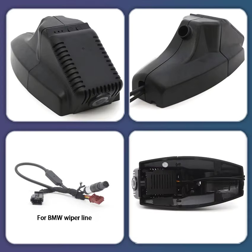 HESHECAM 4K UHD Dashcam für BMW E-Chassis E60 E61 E65 E66 E70 E72 E83 E84 E88 E92 E93 in Schwarz - Bild 3