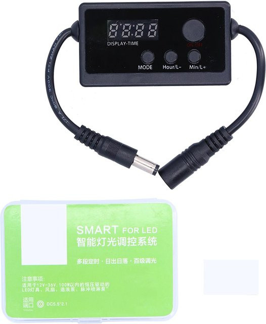 Intelligenter LED Dimmer Controller mfySpace für Aquarium Zubehör in Schwarz - Bild 1