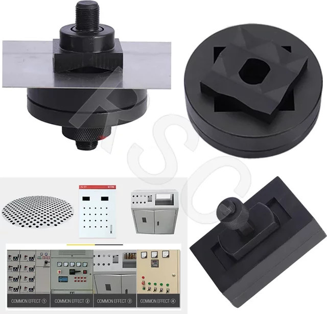 Hydraulische Stanzform SYK-8A/SYK-8B/SYK-15 für rechteckige und quadratische Lochungen in Schwarz - Bild 1
