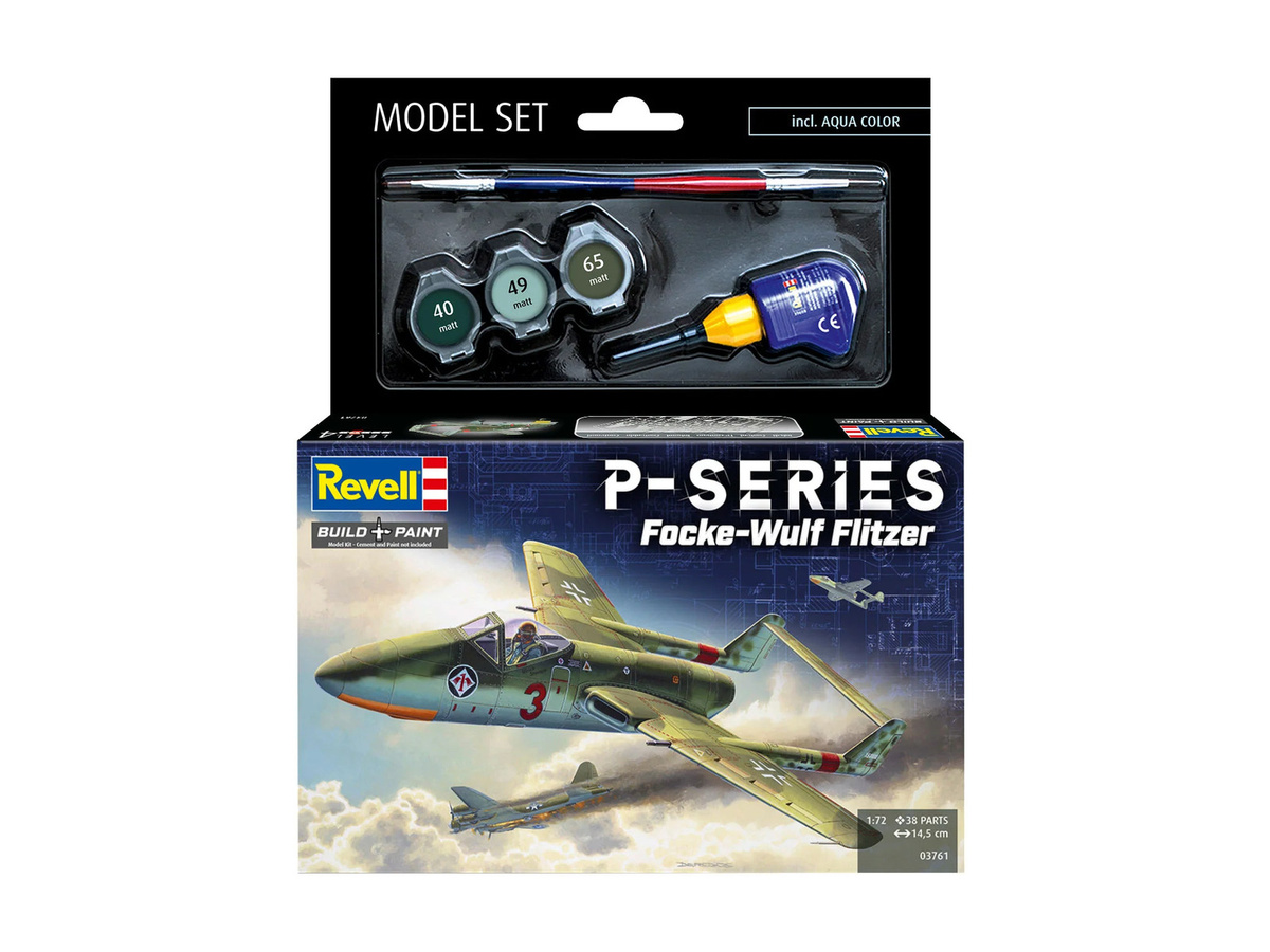 Revell Focke-Wulf TL Jäger Flitzer P-Series, Modellbausatz, 1:72 - Bild 3