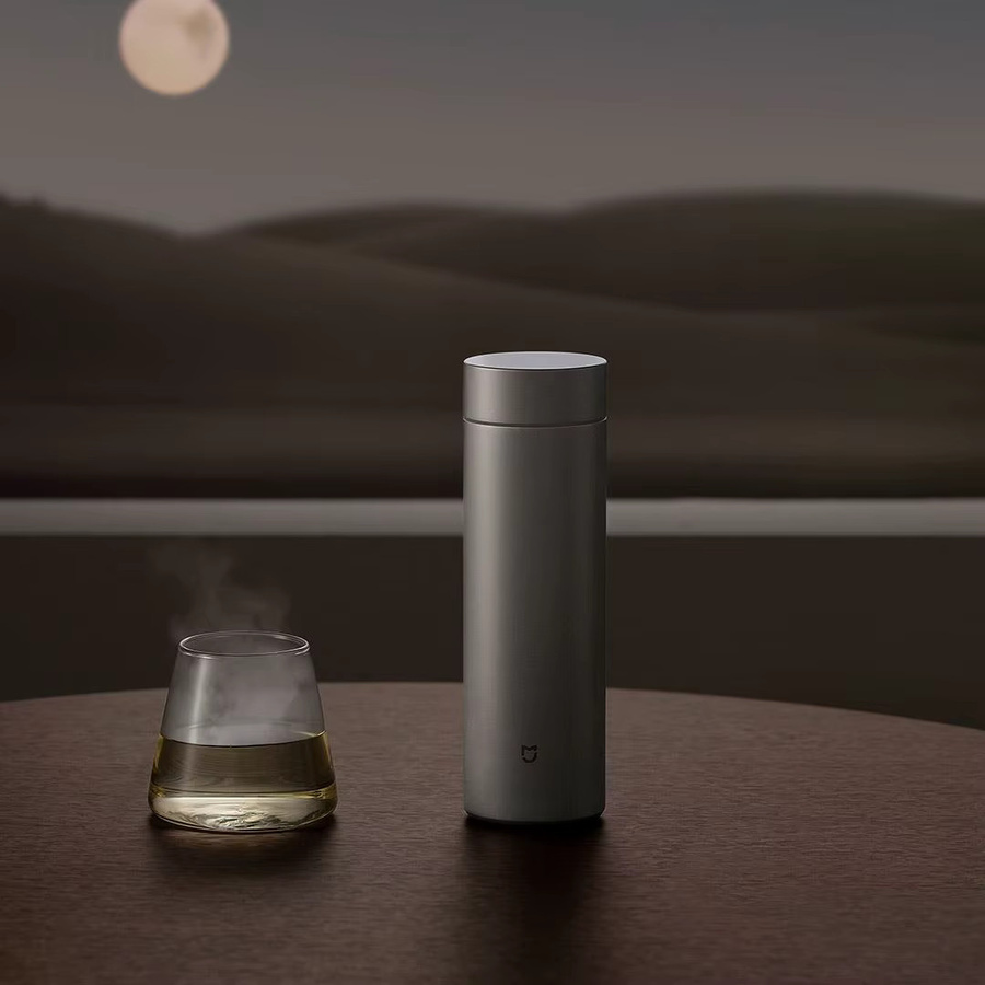 Xiaomi Smart Thermos-Vakuumflasche Ti 2 aus reinem Titan in Silber, 350 ml - Bild 5