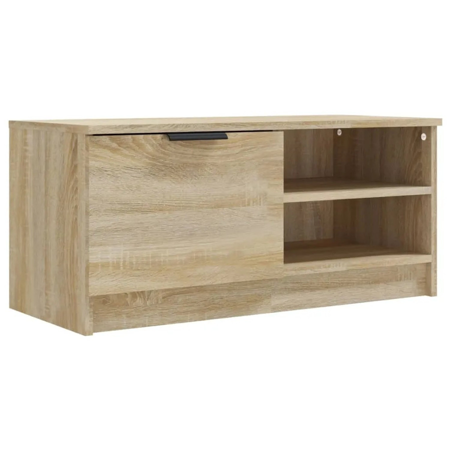 vidaXL TV-Schrank modern in Sonoma-Eiche, B/T/H: 80 x 35 x 36,5 cm - Bild 2
