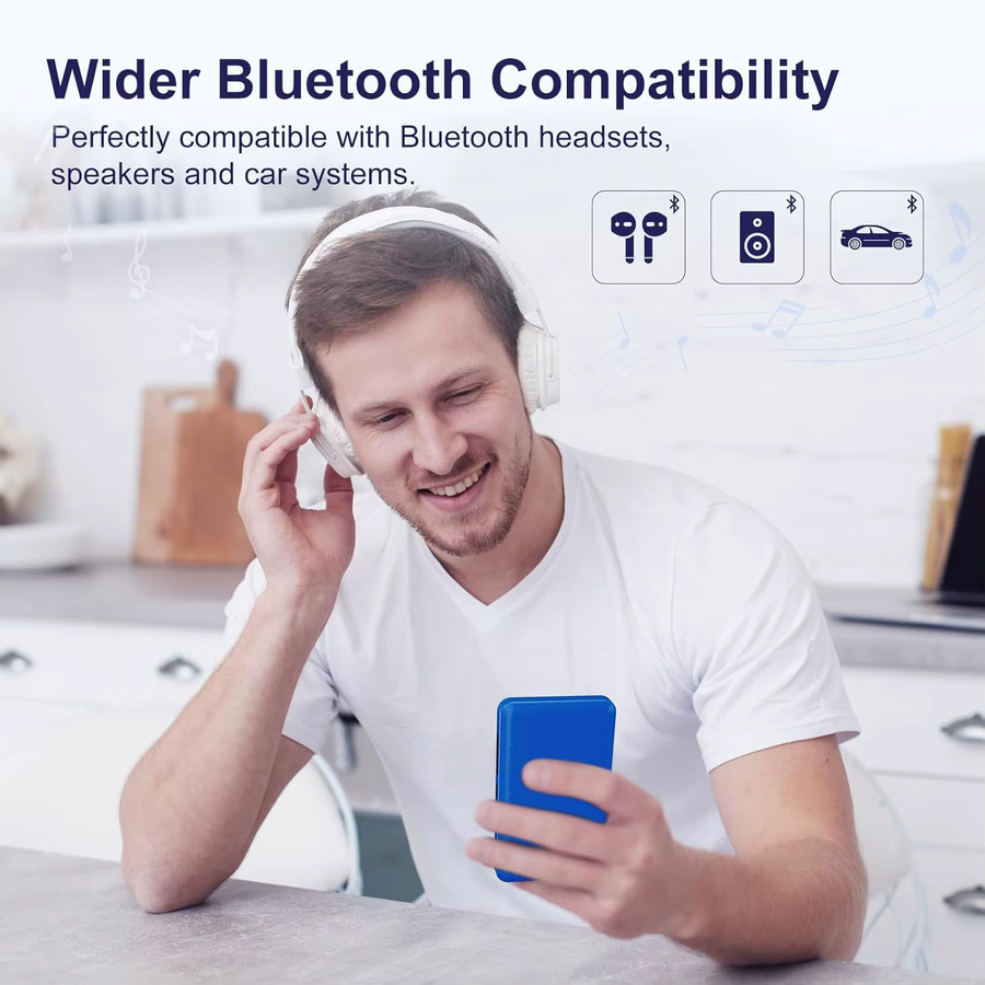 Fanvace MP3-Player mit Bluetooth und WLAN in Blau, 80 GB Android MP4-Player mit 4-Zoll-Touchscreen und 2000 mAh Akku für Spotify - Bild 4