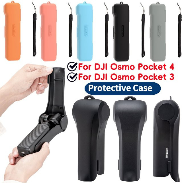 DJI Osmo Pocket 4 Schutzhülle in Schwarz mit Objektiv- und Bildschirmschutz für deine Kamera - Bild 1