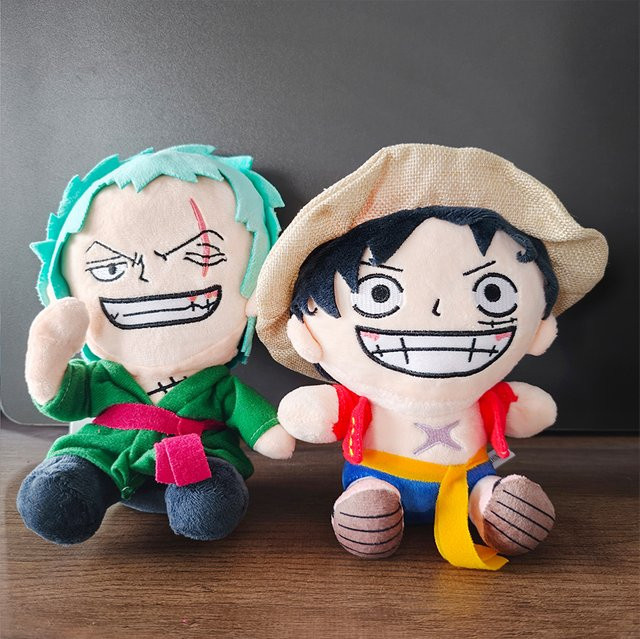 Bandai One Piece Zoro Luffy Plüschtiere, 25cm, Bunt / Mehrfarbig - Bild 1
