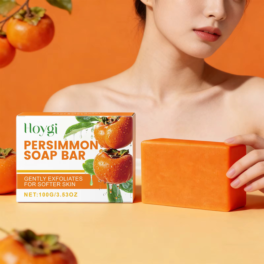 Hoygi Persimmon Seifenstück, Reinigungsseife, 100g, Unisex - Bild 2