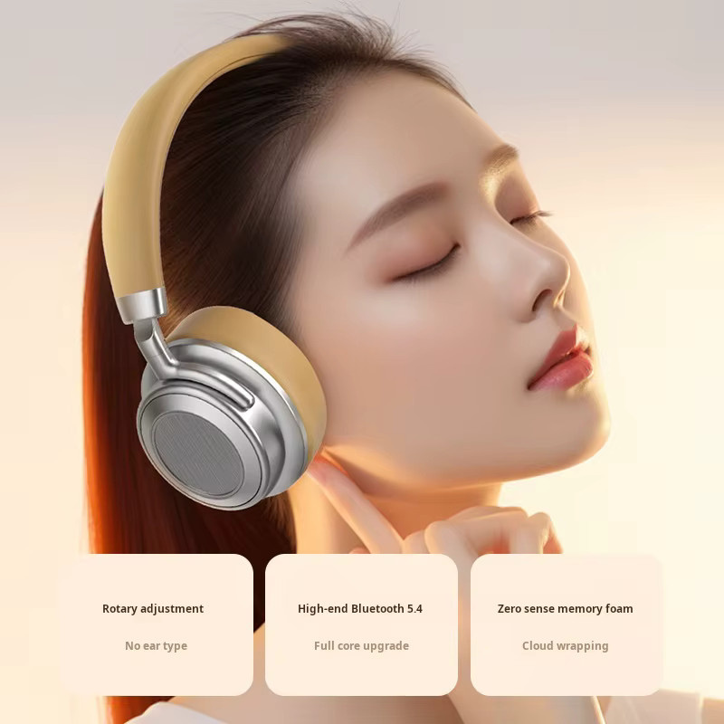 YOCUNKER Bluetooth 5.4 In-Ear Kopfhörer Retro Metall Design mit geringer Latenz für Gaming und Sport in Braun - Bild 2