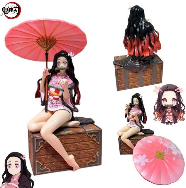 Bandai Demon Slayer Kamado Nezuko Anime Figur als Tischdekoration und Sammlerstück - Bild 1