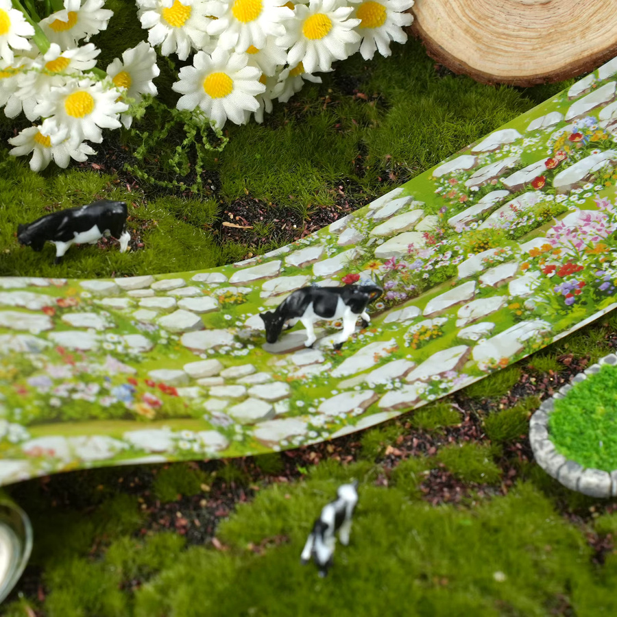 Etori Life Stone Path Floral Sea Washi Tape Multicolor, Breite: 60 mm, Länge: 2 m - Bild 5