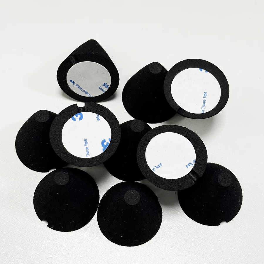 10 Stück Roland Ersatz-E-Drum-Trigger-Sensor-Schaumstoffschwamm in Schwarz, Maße: 35 x 37 mm, passend für PD85 PD125 PD105 PD128 PD108 PDX100 PD 80 80R 120 - Bild 4
