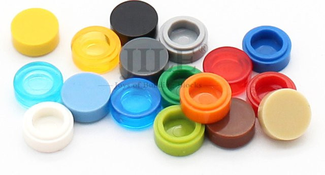 jile MOC Bausteine 98138 Fliesen Runde 1x1, Zubehör, 1000-teiliges Set - Bild 1