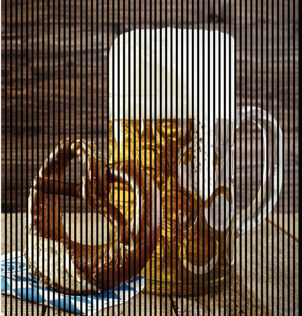 FN Acustico Akustikplatte Bier Bunt aus PET und MDF, H x B x T: 2.400 x 2.253 x 19 mm - Bild 1