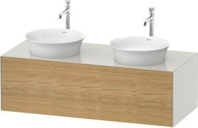 Duravit Waschtischunterschrank White Tulip in White, B/T: 130 x 55 cm - Bild 1