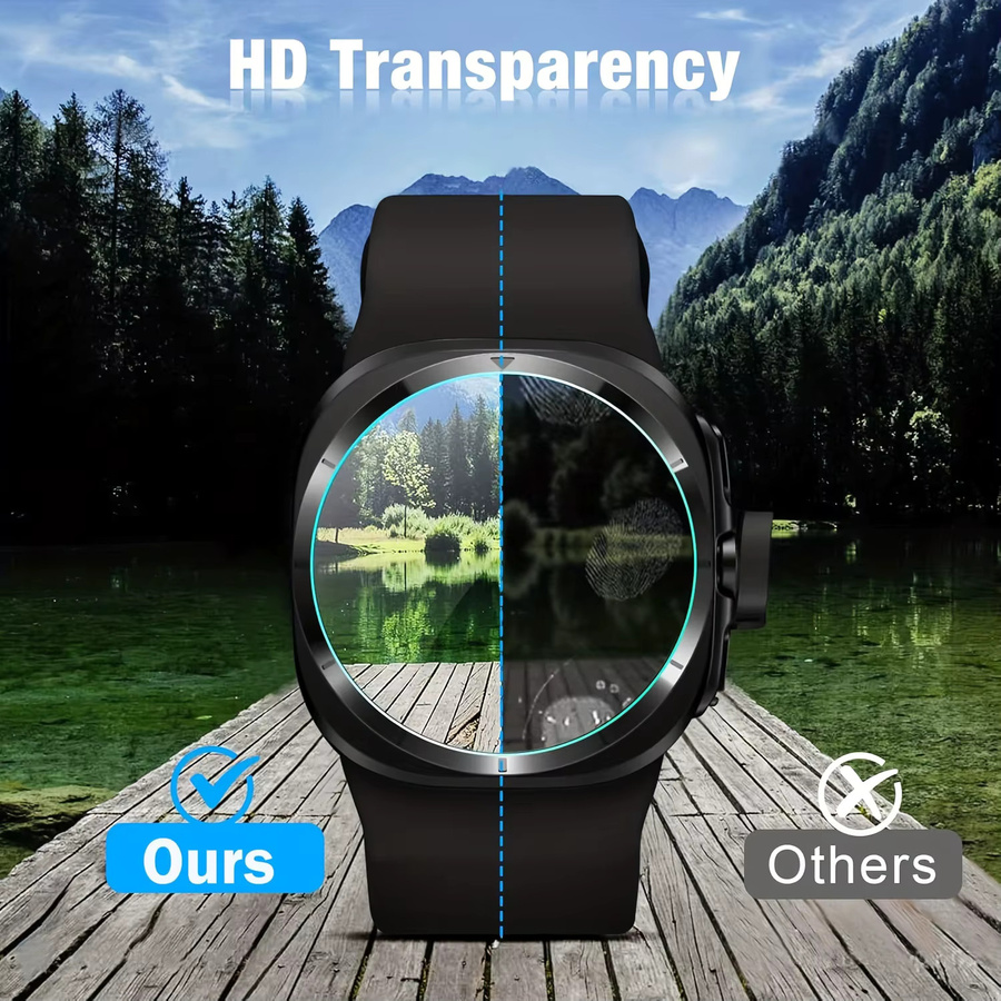 Samsung Displayschutzfolie Glas, transparent, für Galaxy Watch 4 5 6 - Bild 3