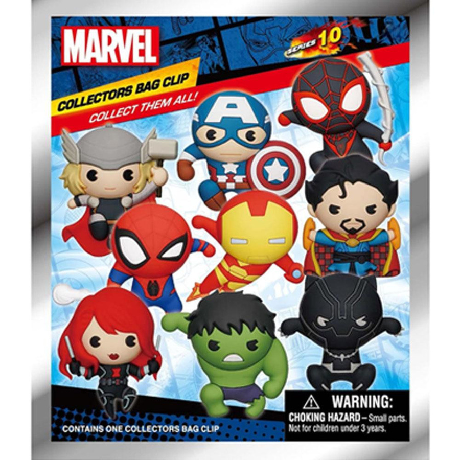 Marvel Avengers 3D Figur Blind Box Schlüsselanhänger Spider-Man Iron Man Zubehör 1-teiliges Set - Bild 4