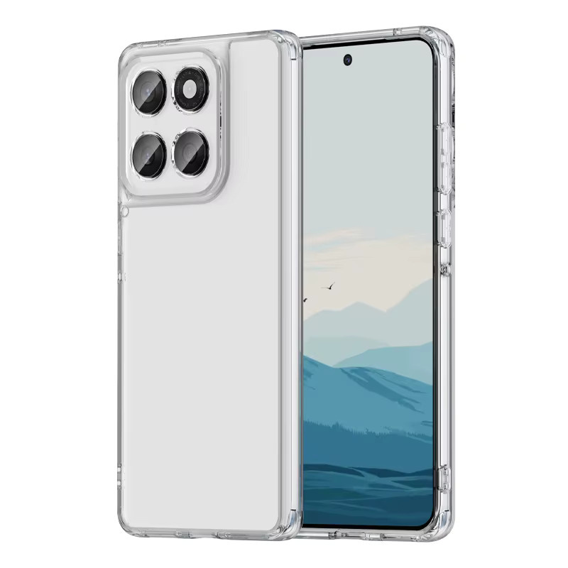 Schutzhülle für Motorola Edge 60 und Moto Edge 60 Fusion aus TPU und Acryl in Transparent und Purple - Bild 3