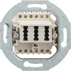 Rutenbeck Anschlussdose TAE 2x6/6NFF Up0 in Weiß - Bild 1