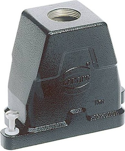HARTING Tüllengehäuse 09 40 006 0412 in Schwarz aus Edelstahl - Bild 1