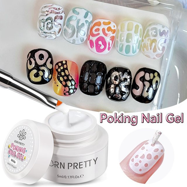BORN PRETTY Nagelgel, Schwarz, 5 ml - Bild 1