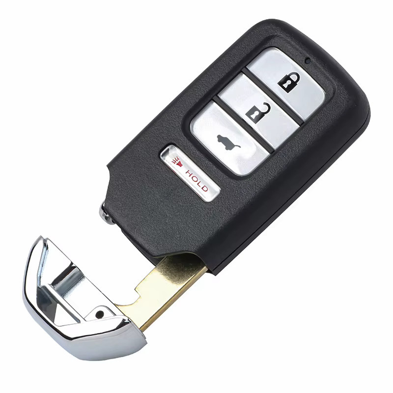 KEYECU Keyless-Go Smart Remote Key Fob ID47 für Honda Accord Civic Crosstour CR-V CR-Z, Schwarz, 313,8 MHz, FCC ID: ACJ932HK1210A - Bild 4
