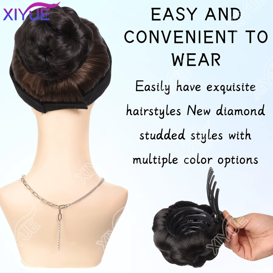 XIYUE Haarteil Chignon Haarknoten, Damen, Synthetische Hochtemperaturfaser - Bild 2