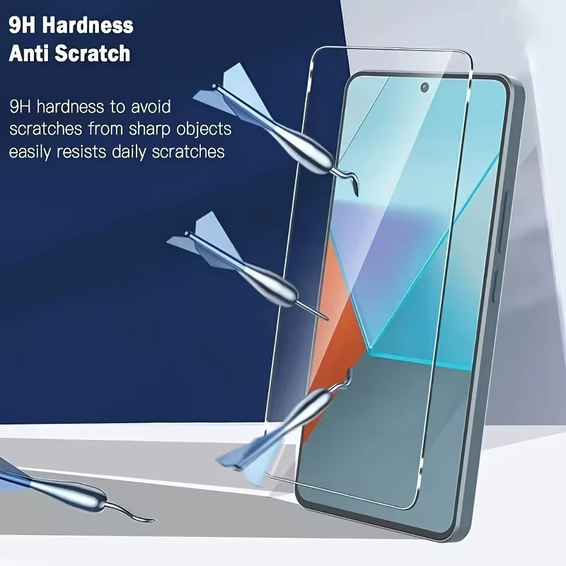 4er-Pack Xiaomi Displayschutzglas aus gehärtetem Glas mit 4K HD Auflösung und Oleophobic Coating in Transparent - Bild 3