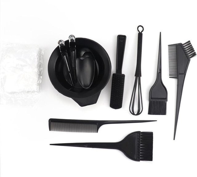 Neoglint Haarfärbe-Set, 12-teilig, Schwarz - Bild 1